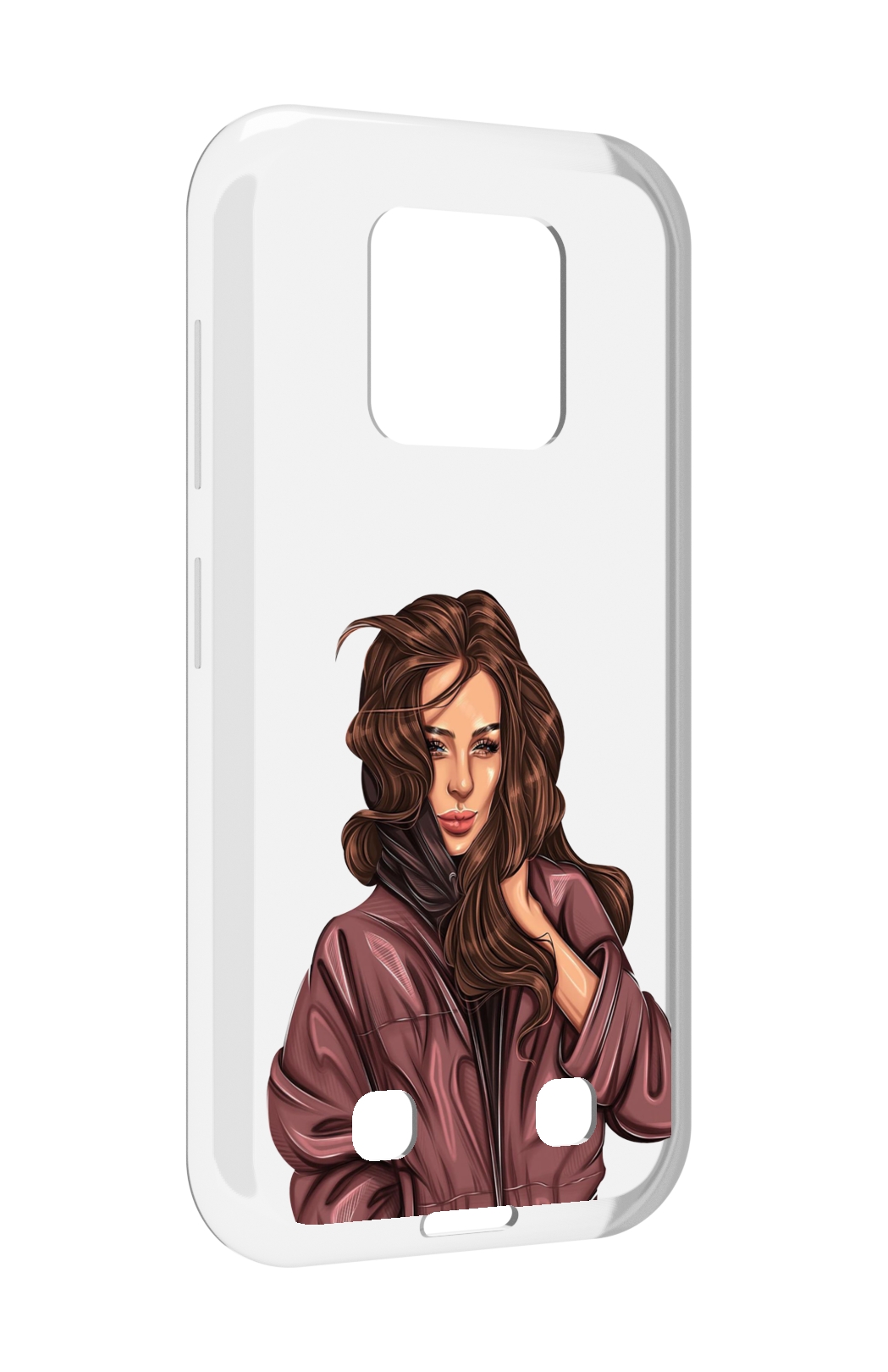 

Чехол MyPads Арт-рисунок-девушки для Oukitel WP18, Прозрачный, Tocco