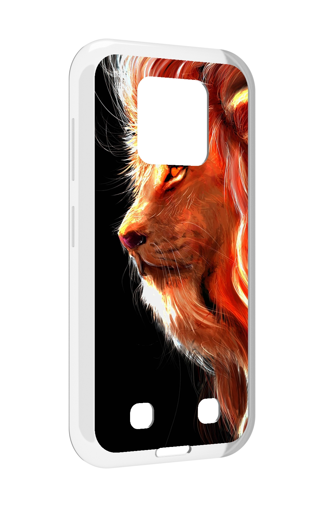 

Чехол MyPads Арт-рисунок-льва мужской для Oukitel WP18, Прозрачный, Tocco