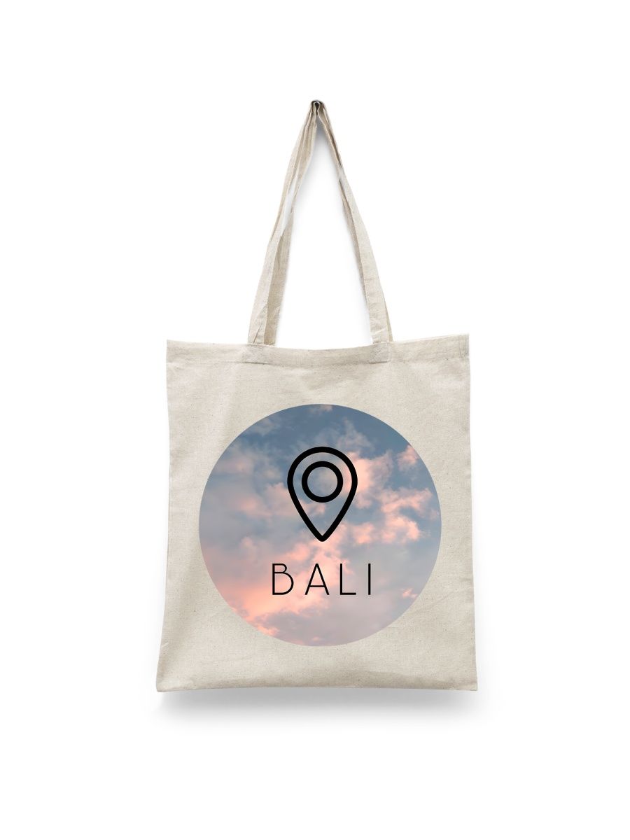 

Шоппер унисекс Каждому Своё Остров Бали/Bali Island/Индонезия MRBL6, белый, Остров Бали/Bali Island/Индонезия MRBL6