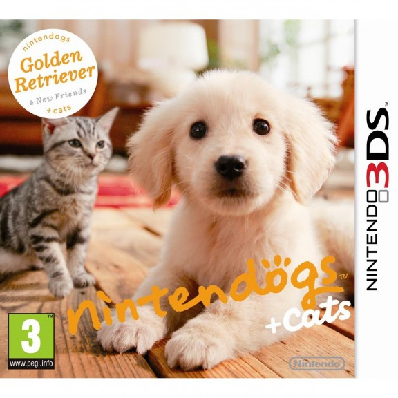 Игра Nintendogs + Cats. Голден-ретривер и новые друзья (3DS)