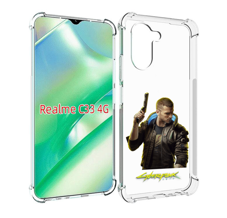 

Чехол MyPads Cyberpunk-2077 для Realme C33 4G, Прозрачный, Tocco