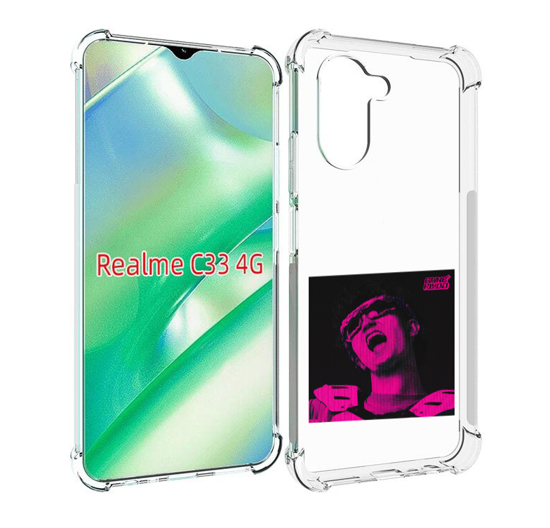 

Чехол MyPads Digital Fantazy GONE для Realme C33 4G, Прозрачный, Tocco