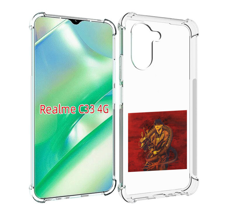 

Чехол MyPads Dragonborn Big Baby Tape для Realme C33 4G, Прозрачный, Tocco
