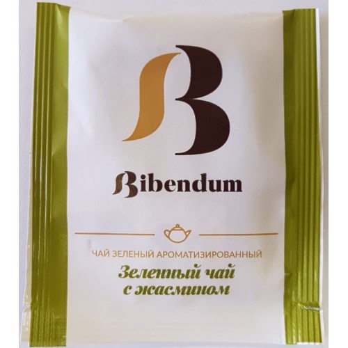 

Чай в пакетиках Bibendum Tea Чай Зелёный с Жасмином 150 пакетиков по 2 г в одной упаковке