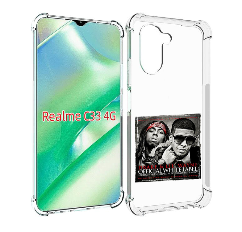 

Чехол MyPads Drake - Official White Label для Realme C33 4G, Прозрачный, Tocco