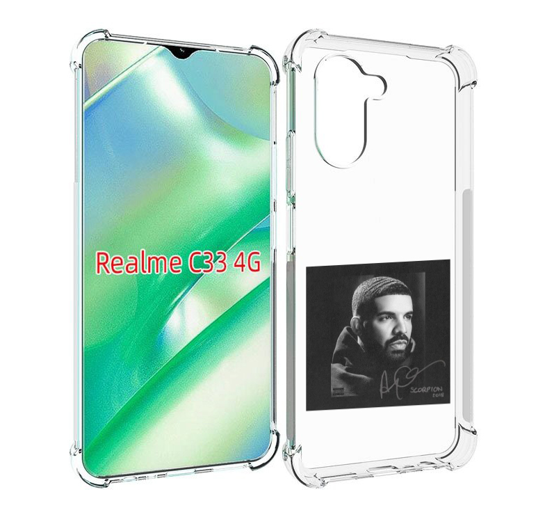 

Чехол MyPads Drake - Scorpion для Realme C33 4G, Прозрачный, Tocco