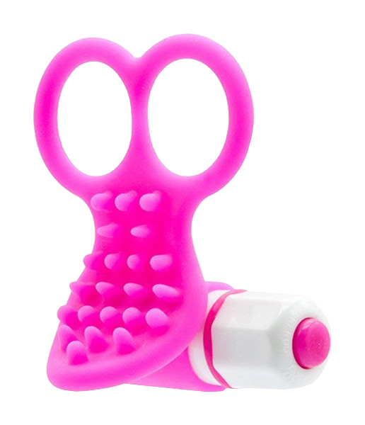 фото Вибростимулятор с петлями для пальцев dream toys see you fingering pink розовый dreamtoys