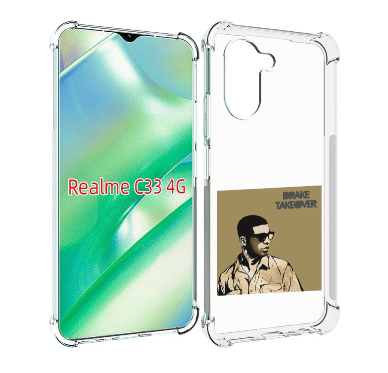 

Чехол MyPads Drake - Takeover для Realme C33 4G, Прозрачный, Tocco