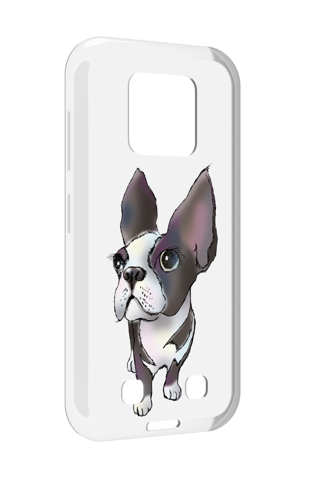 

Чехол MyPads Бульдожка для Oukitel WP18, Прозрачный, Tocco