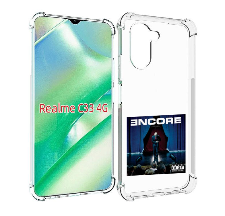 

Чехол MyPads ENCORE для Realme C33 4G, Прозрачный, Tocco