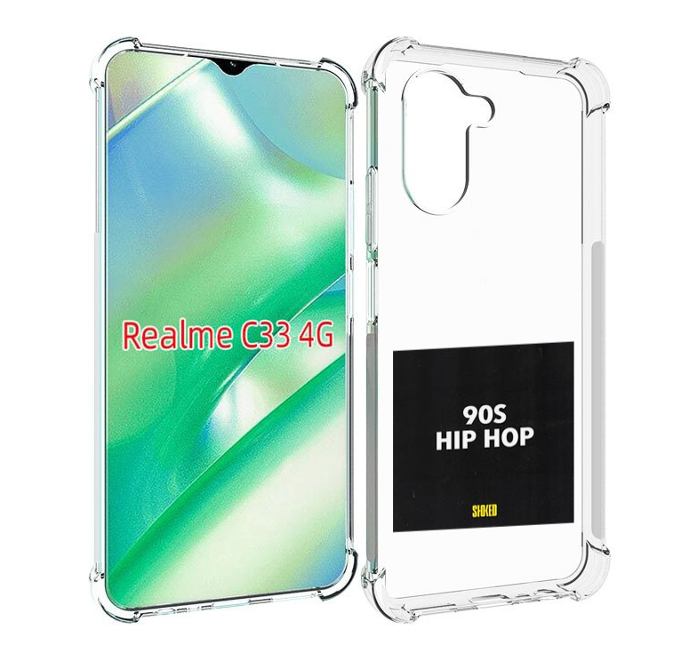 

Чехол MyPads Eazy-E 90S Hip Hop для Realme C33 4G, Прозрачный, Tocco