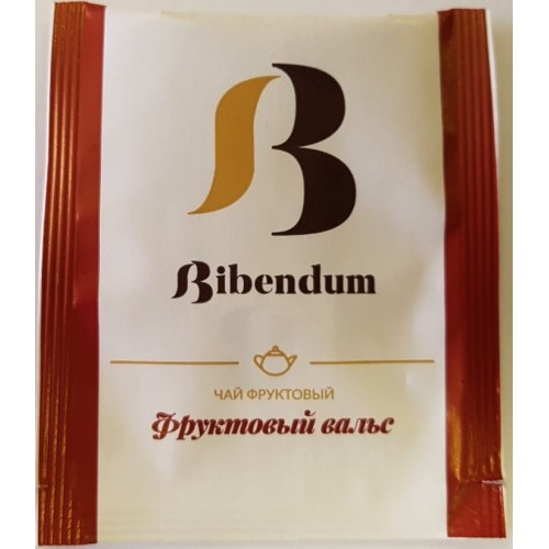 

Чай в пакетиках Bibendum Tea Чай Фруктовый Вальс 150 пакетиков по 2 г в одной упаковке