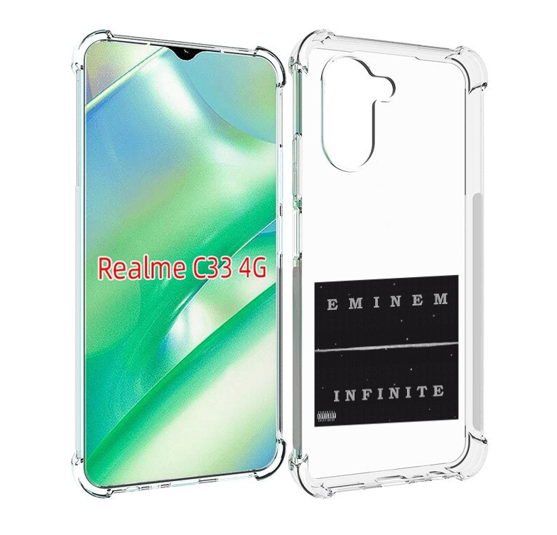 

Чехол MyPads Eminem INFINITE для Realme C33 4G, Прозрачный, Tocco