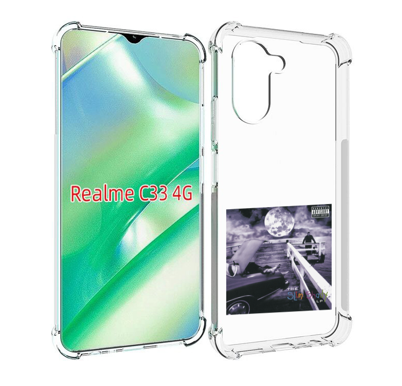 

Чехол MyPads Eminem THE SLIM SHADY LP для Realme C33 4G, Прозрачный, Tocco