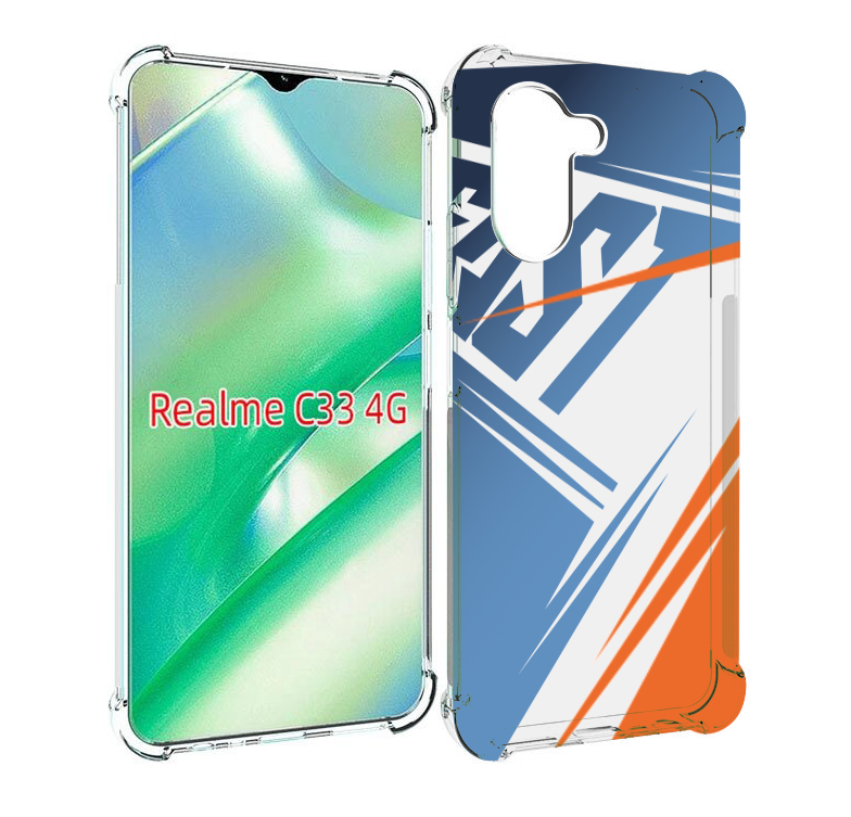 

Чехол MyPads Fast для Realme C33 4G, Прозрачный, Tocco