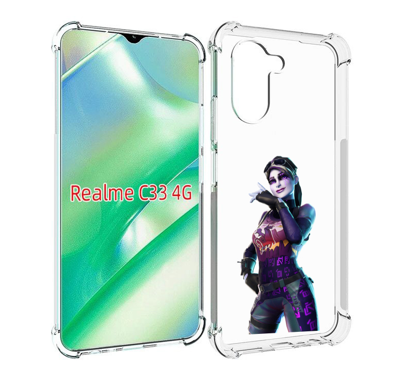 

Чехол MyPads Fortnite-3 для Realme C33 4G, Прозрачный, Tocco