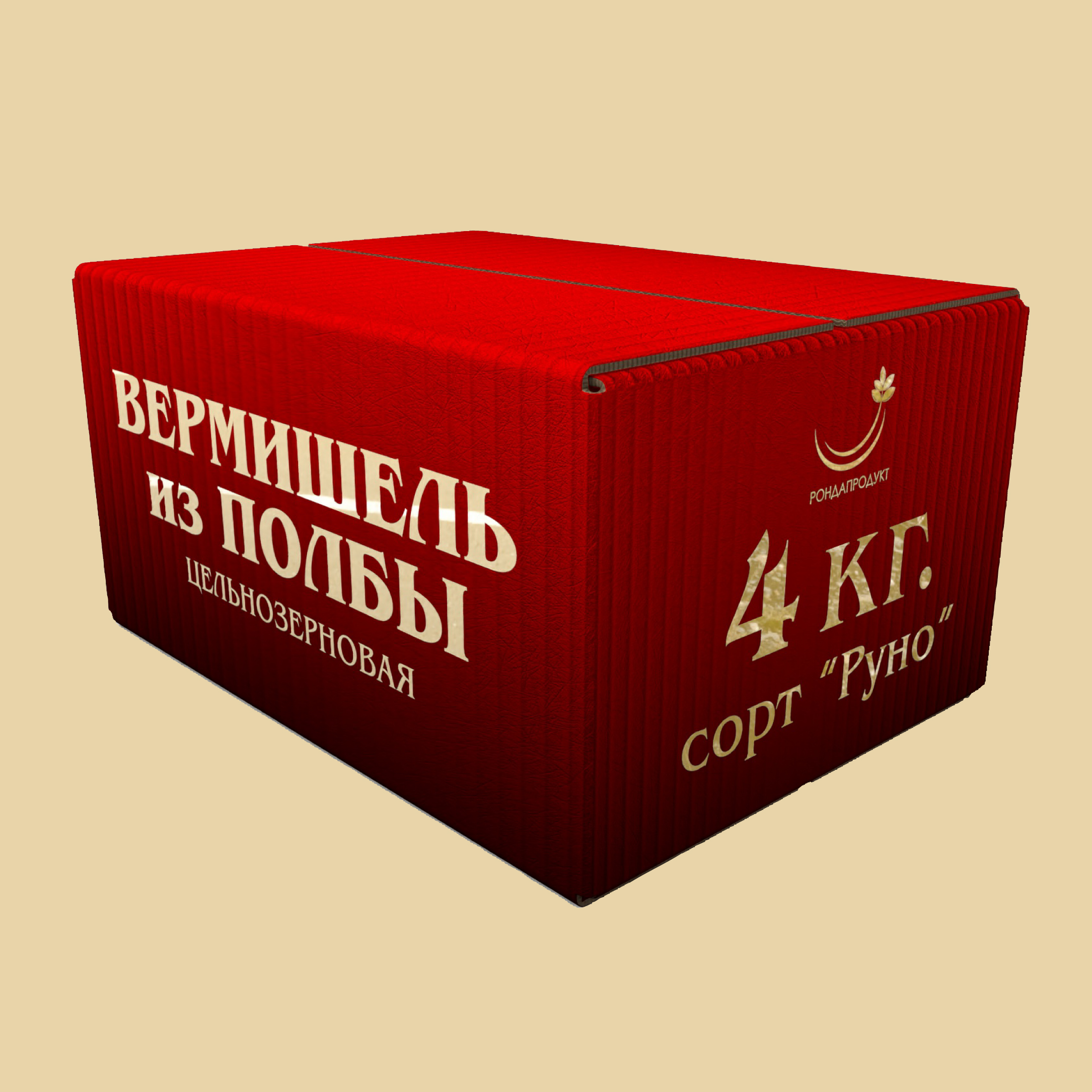 

Макароны Рондапродукт цельнозерновые вермишель из полбы, 4 кг, Макароны из полбы