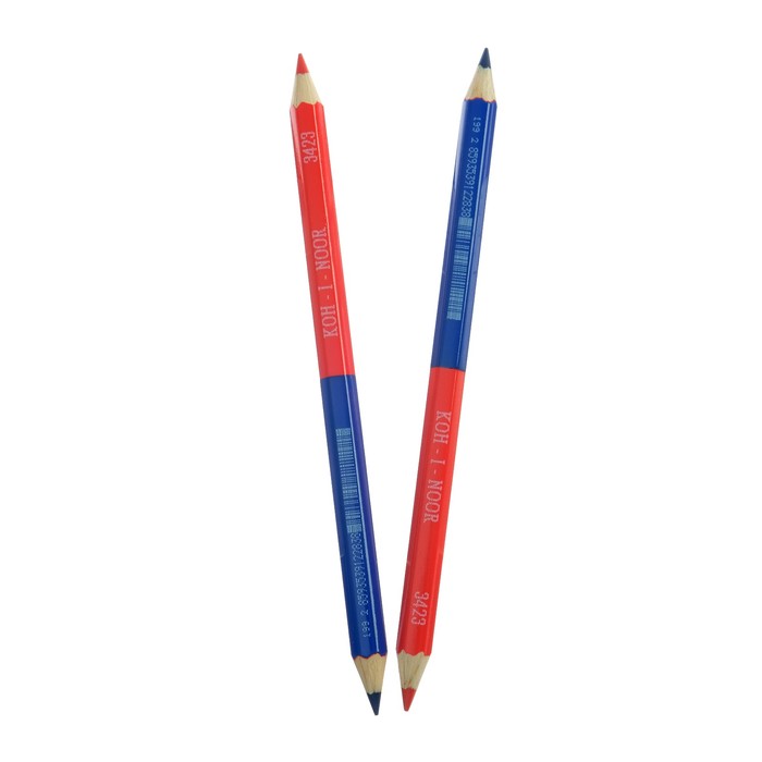 

Карандаш Koh-I-Noor 3423 2 штуки двухцветный красный, синий