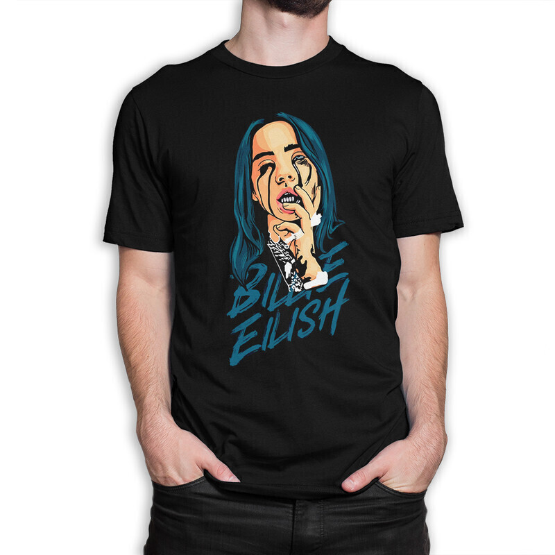 

Футболка мужская Dream Shirts Билли Айлиш 1000571222 черная M, Билли Айлиш 1000571222