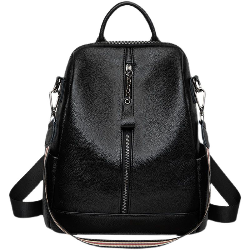 Сумка-рюкзак женская Fern М-009 черная, 30x23x13 см