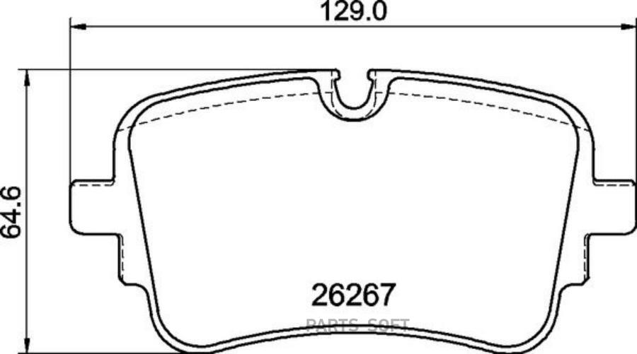 

Тормозные колодки brembo дисковые P85190