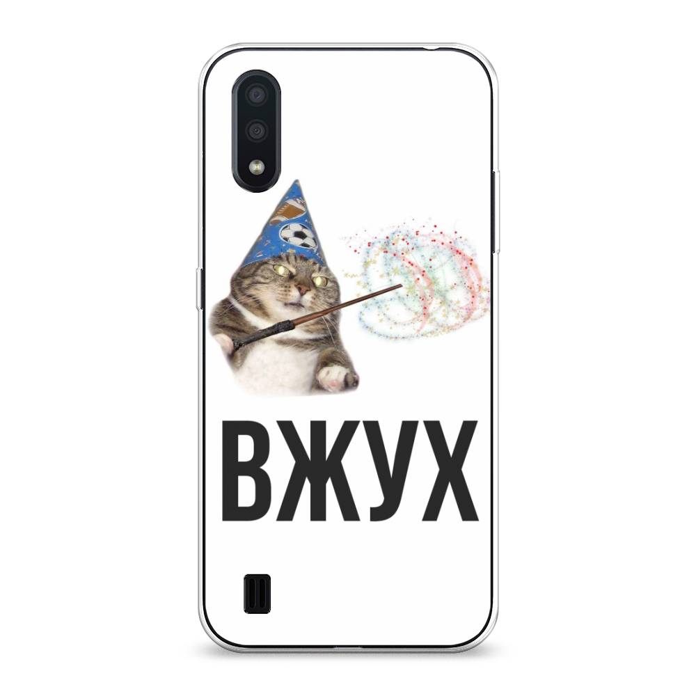 

Чехол Awog на Samsung Galaxy A01 "Вжух 2", Разноцветный, 29550-9