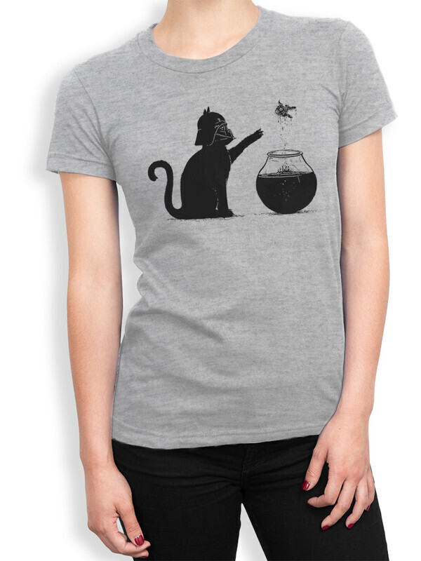 

Футболка женская Dream Shirts Кот Темный Лорд Женская CAT-9087451 серая 2XL, Кот Темный Лорд Женская CAT-9087451