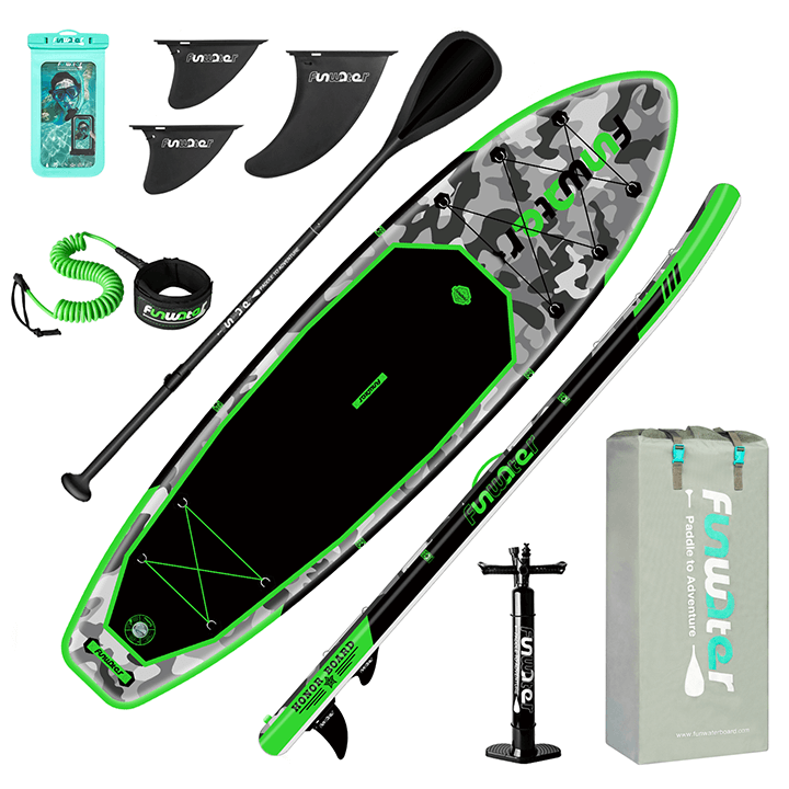 

SUP-борд Tech Team Funwater 335x83x15 см honor, Зеленый;серый, Funwater