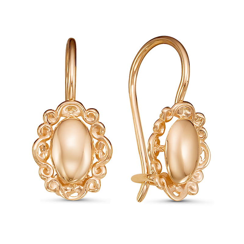 

Серьги из желтого золота Yahont 195714, 195714