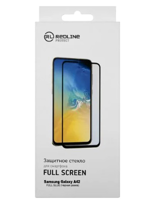 

Защитное стекло Red Line для Galaxy A42 Full screen FULL GLUE Black (УТ000024046), Galaxy A42 Full screen FULL GLUE черный