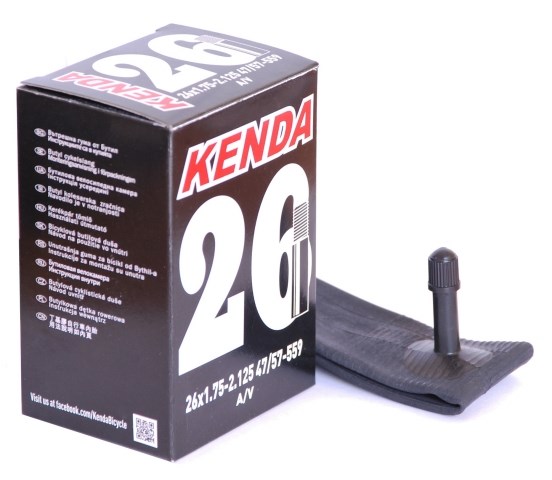 

Камера Kenda 26", 1,75-2.125"стандарт, Черный, стандарт