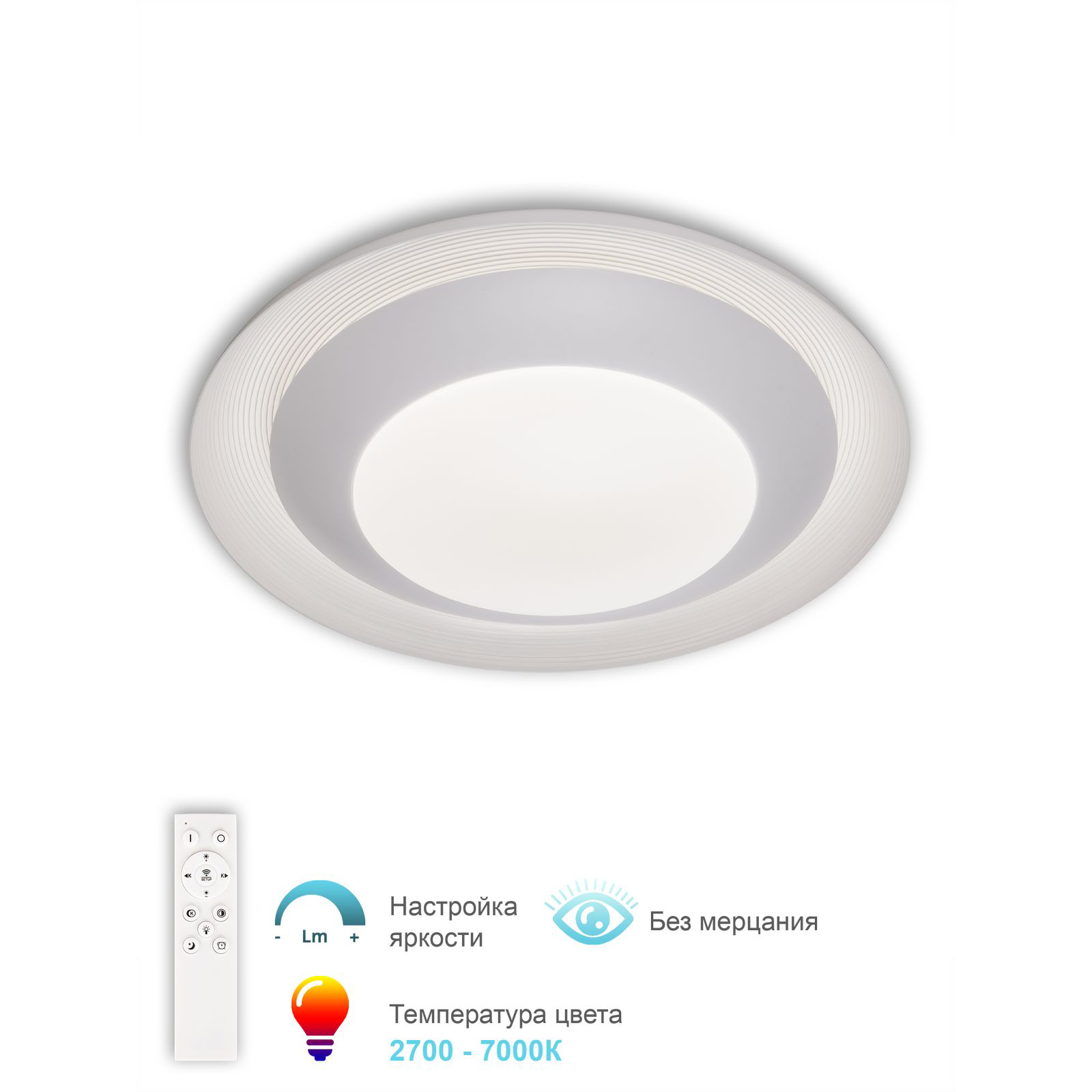 фото Люстра 3306.b130-300 white apl led