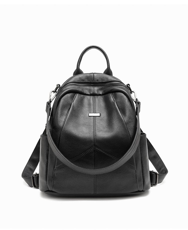 Сумка-рюкзак женская Fern М-011 черная, 31x30x12 см