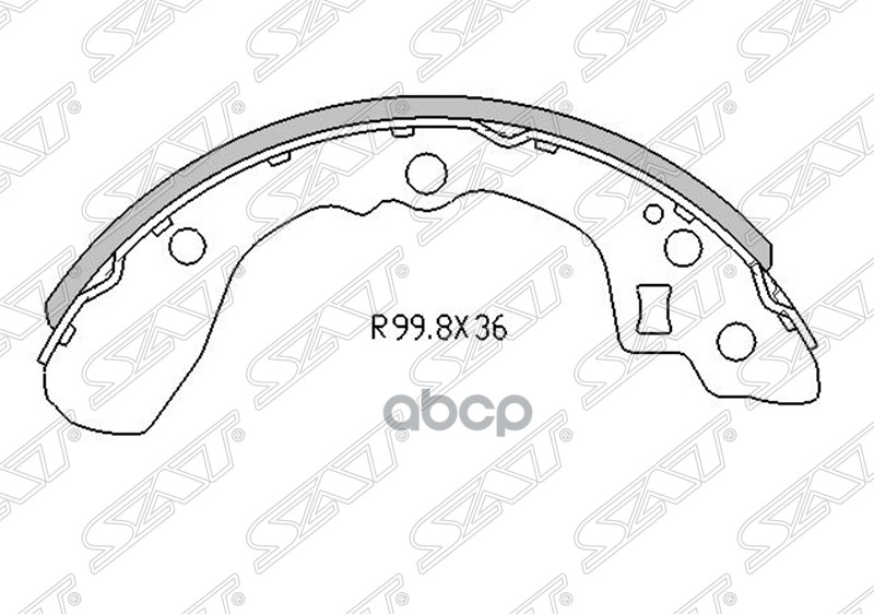 

Колодки Тормозные Зад Kia Spectra/Sephia/Shuma Ii Sat арт. ST-0K201-26-38Z