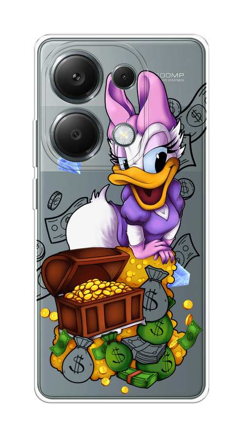 

Чехол на Poco M6 Pro 4G "Rich Daisy Duck", Коричневый;белый;фиолетовый, 321750-1