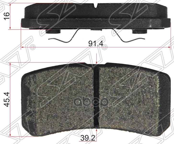 

Колодки Тормозные Зад Mitsubishi Asx 10- Sat арт. ST-4605A487