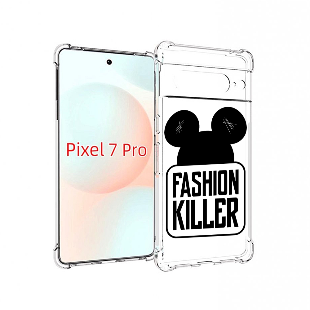 

Чехол Mypads Силуэт-Микки-Мауса Для Google Pixel 7 Pro, Прозрачный, Tocco