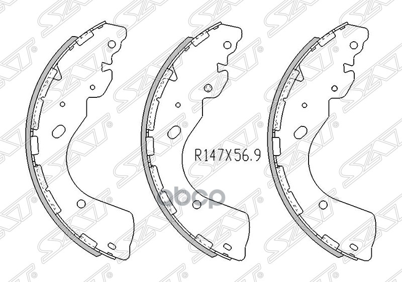 

Колодки Тормозные Зад Nissan Navara 05- Sat арт. ST-44060-EB326