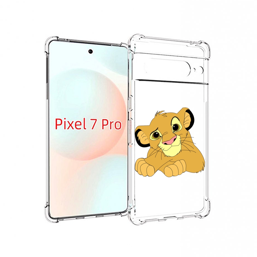 

Чехол Mypads Симба-Красивый Для Google Pixel 7 Pro, Прозрачный, Tocco