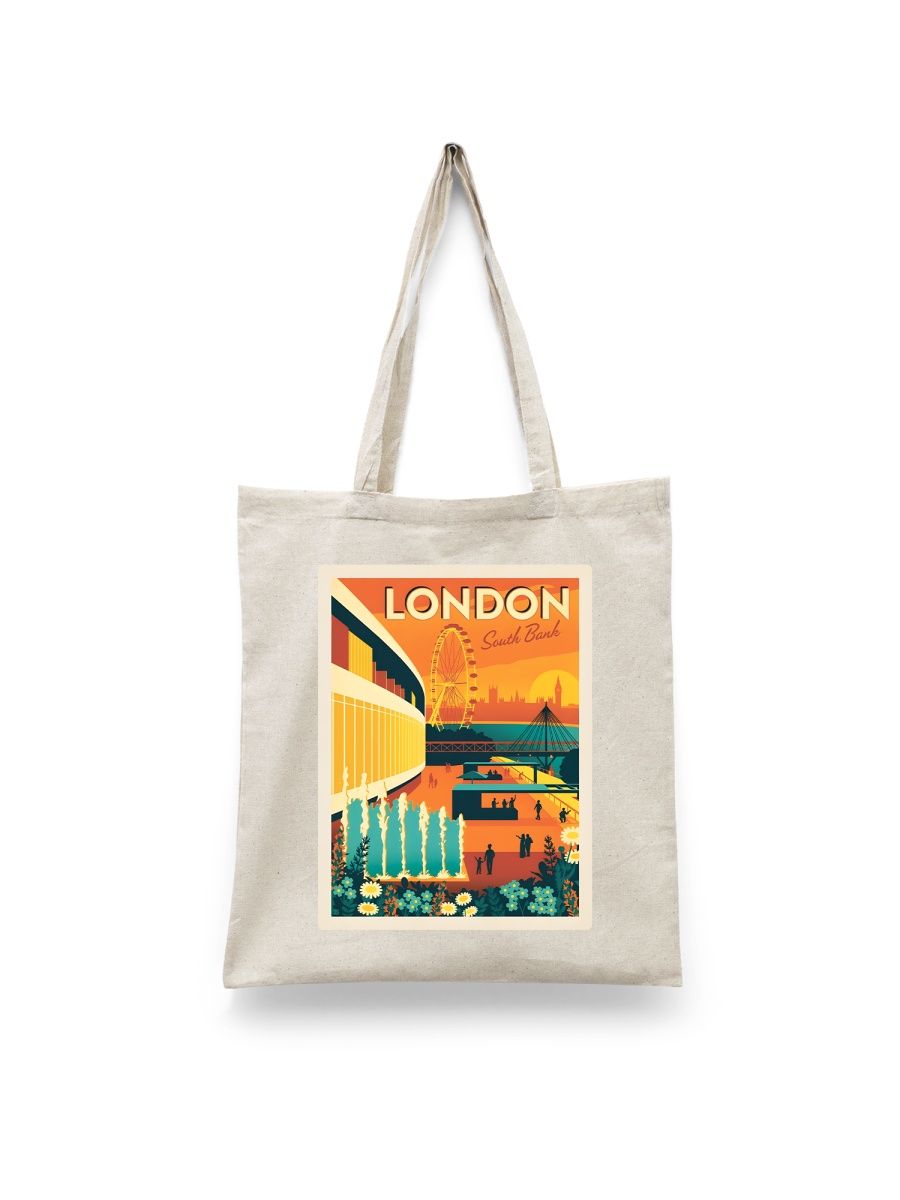 

Шоппер унисекс Каждому Своё Лондон/London/Биг-Бен MRLD4, белый, Лондон/London/Биг-Бен MRLD4