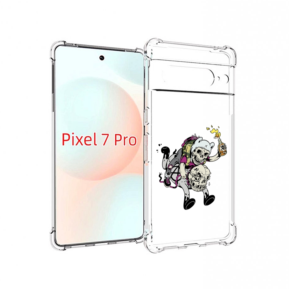 

Чехол Mypads Время Приключений Скелеты Для Google Pixel 7 Pro, Прозрачный, Tocco