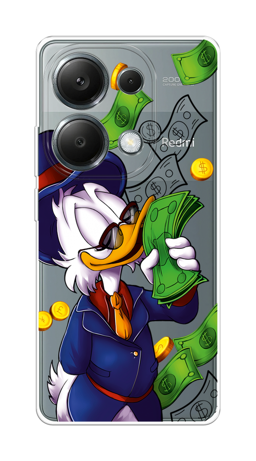 

Чехол на Poco M6 Pro 4G "Scrooge McDuck with Money", Синий;зеленый;белый, 321750-1