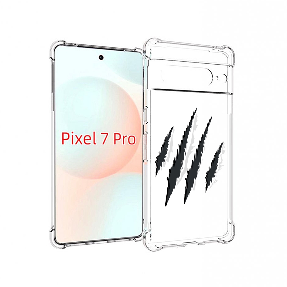 

Чехол Mypads След-Когтей Для Google Pixel 7 Pro, Прозрачный, Tocco