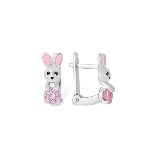 

Серьги из серебра с фианитом Яхонт Ювелирный 196793, 196793