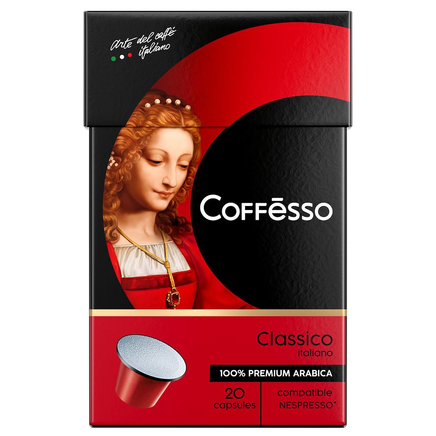 Кофе в капсулах Classico Italiano Nespresso, 20 шт по 5 гр