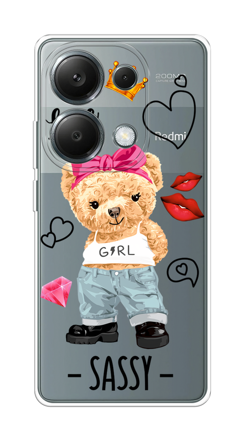

Чехол на Poco M6 Pro 4G "Sugar Mommy", Голубой;белый;розовый, 321750-1