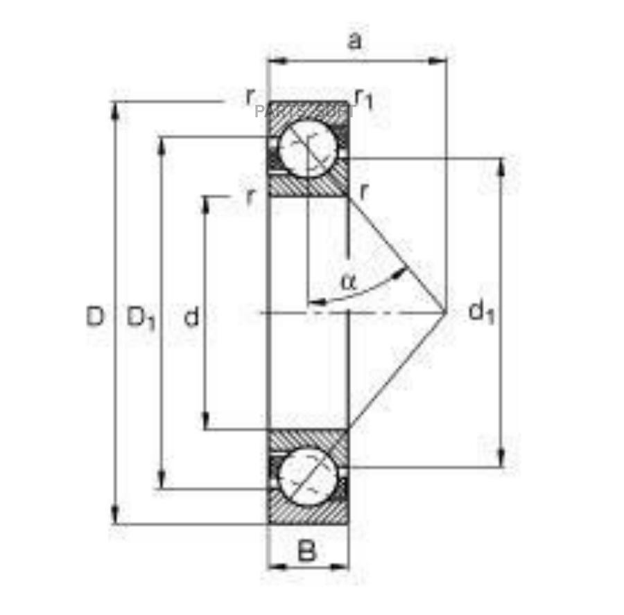 

7304А_Подшипник 7304 А (HR 30304 J)