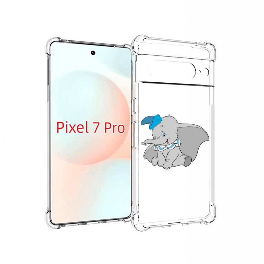 

Чехол Mypads Слоненок-С-Большими-Ушками Для Google Pixel 7 Pro, Прозрачный, Tocco