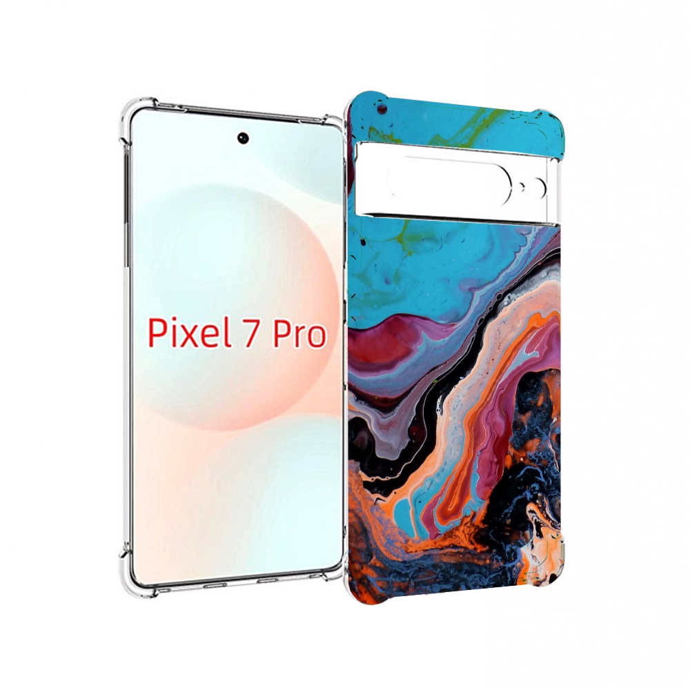 

Чехол Mypads Смешанные Краски Для Google Pixel 7 Pro, Прозрачный, Tocco