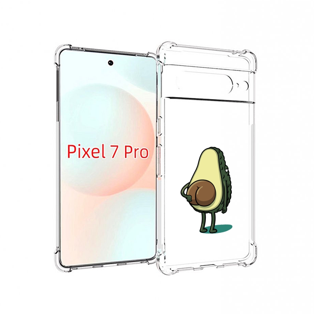 

Чехол Mypads Смешной Авокадо Сзади Для Google Pixel 7 Pro, Прозрачный, Tocco